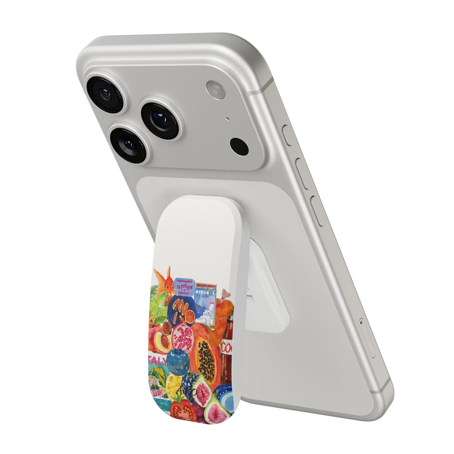 Mediterranean Fruit Bowl Phone Click-On Grip