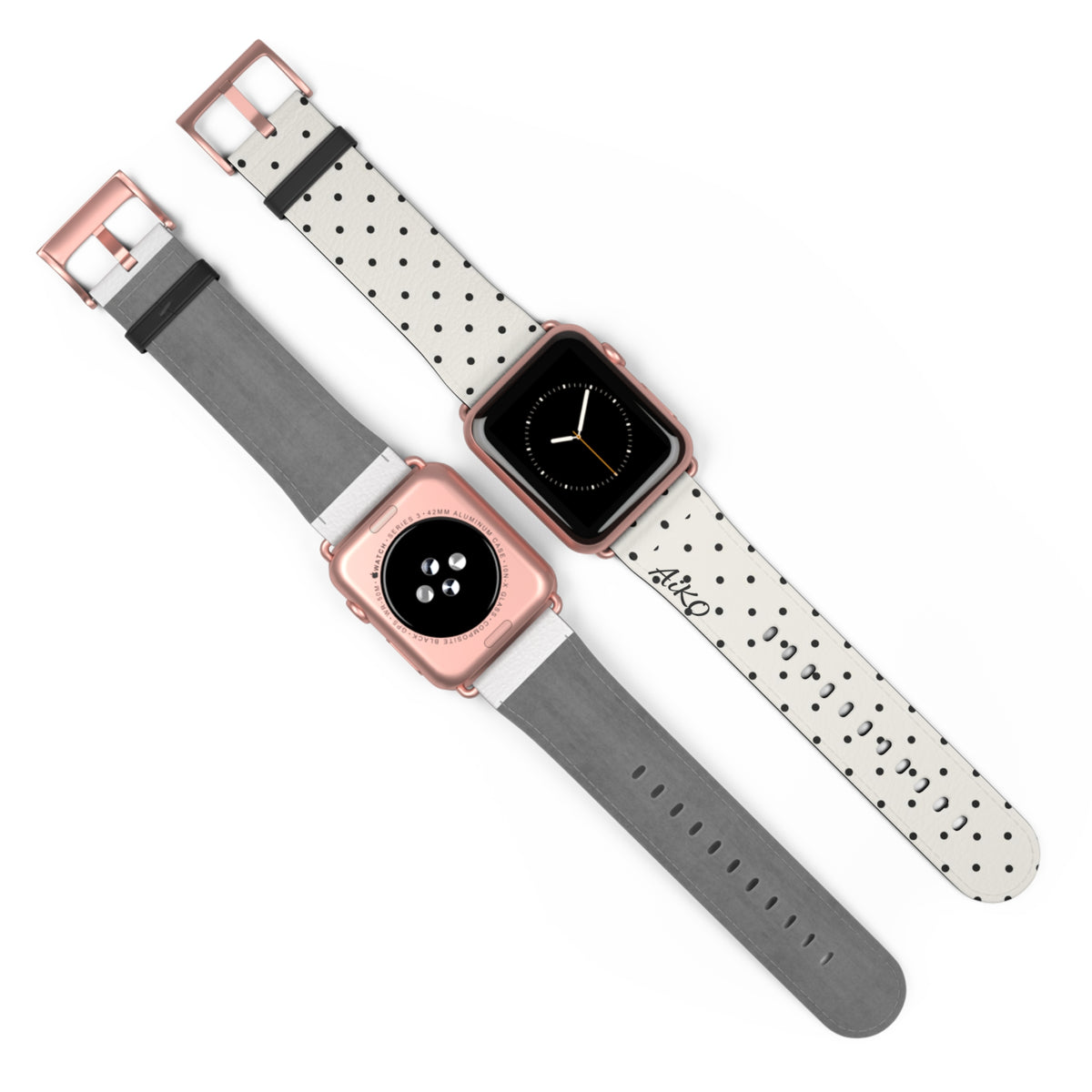 Polka Dot ( White and Black) Apple Watch Band