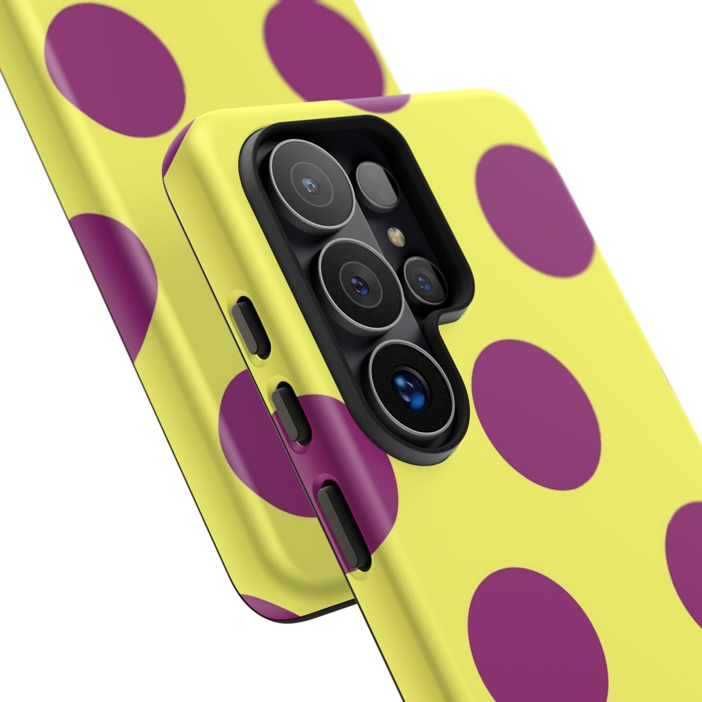 Polka Dots (Yellow & Purple)