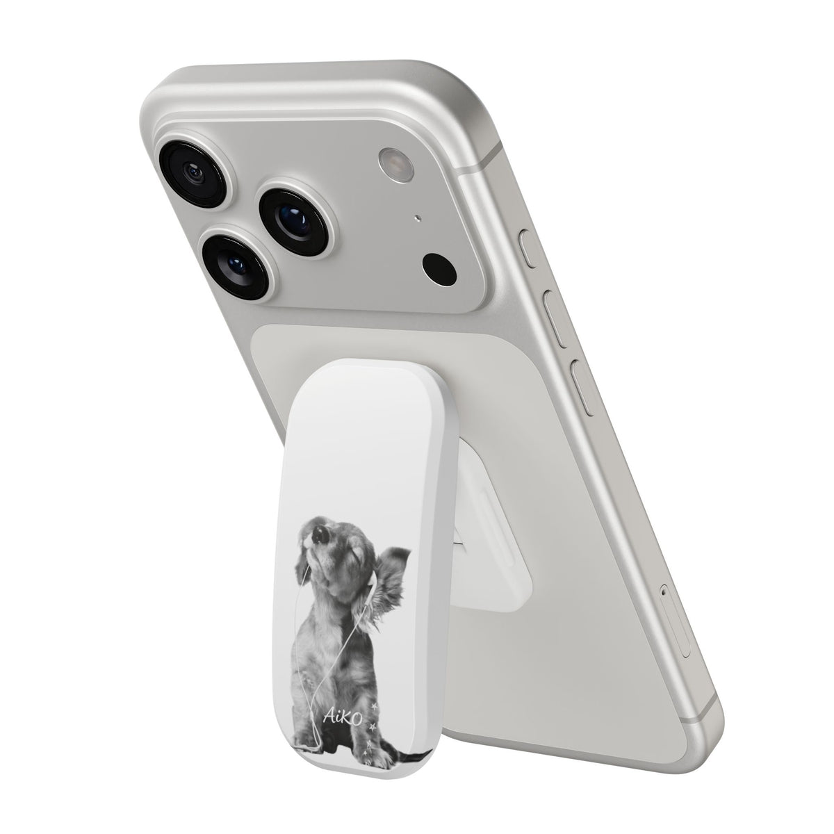 Puppy Phone Click-On Grip
