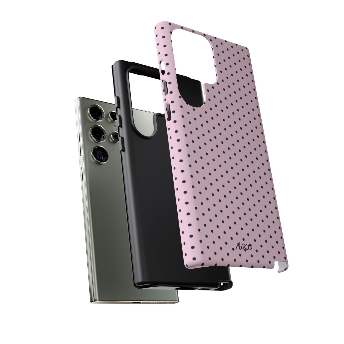 Baby Dots (Black and Pink)