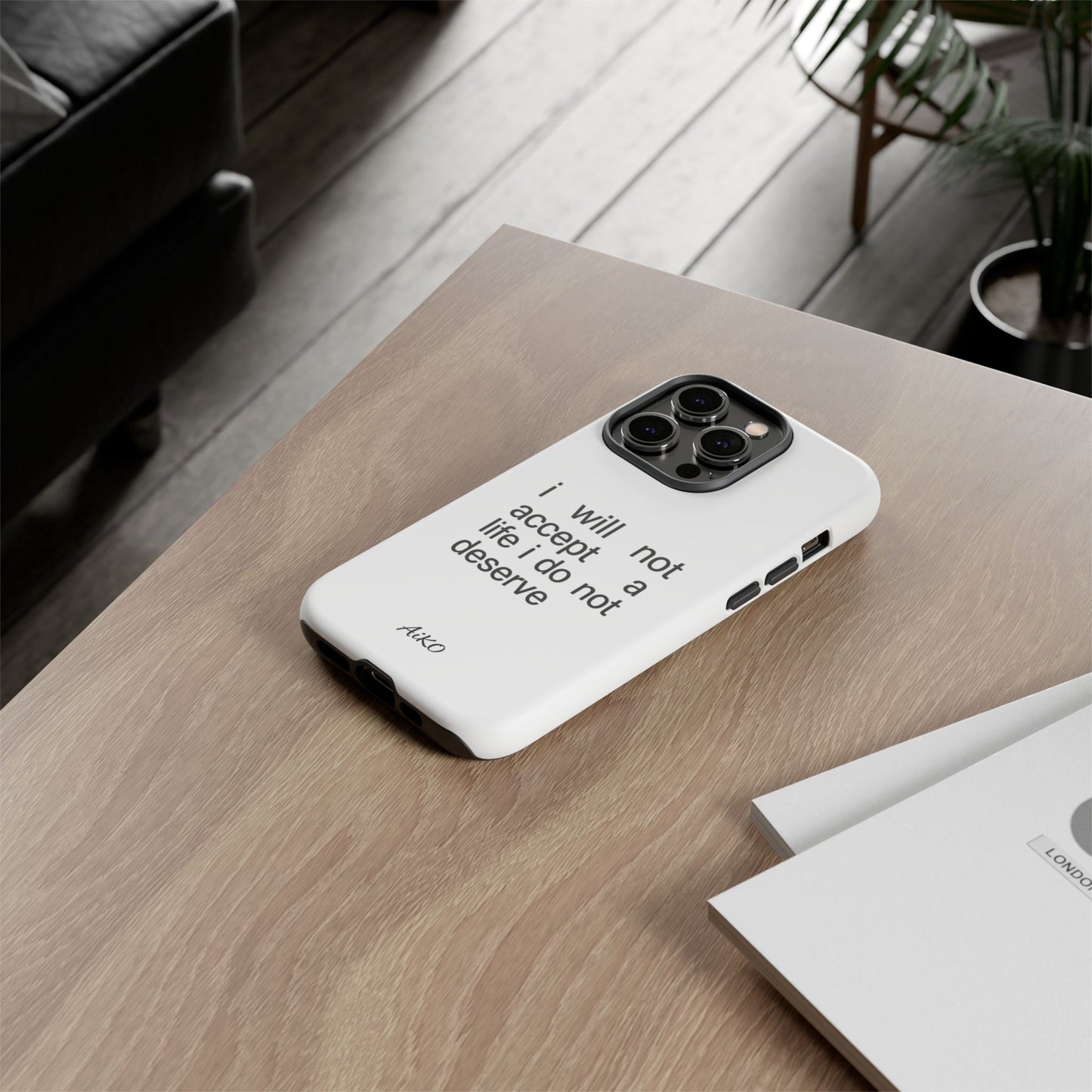 I Will Not Accept A Life I Do Not Deserve