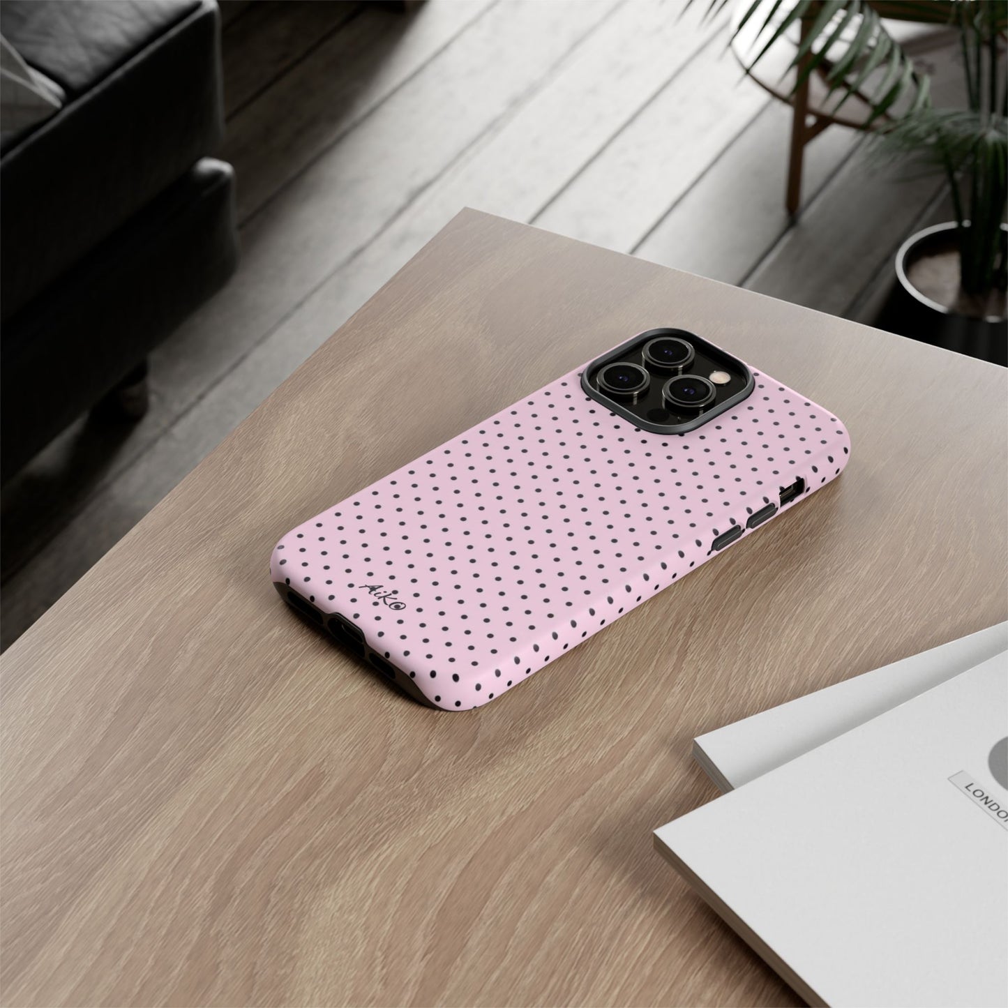 Baby Dots (Black and Pink)