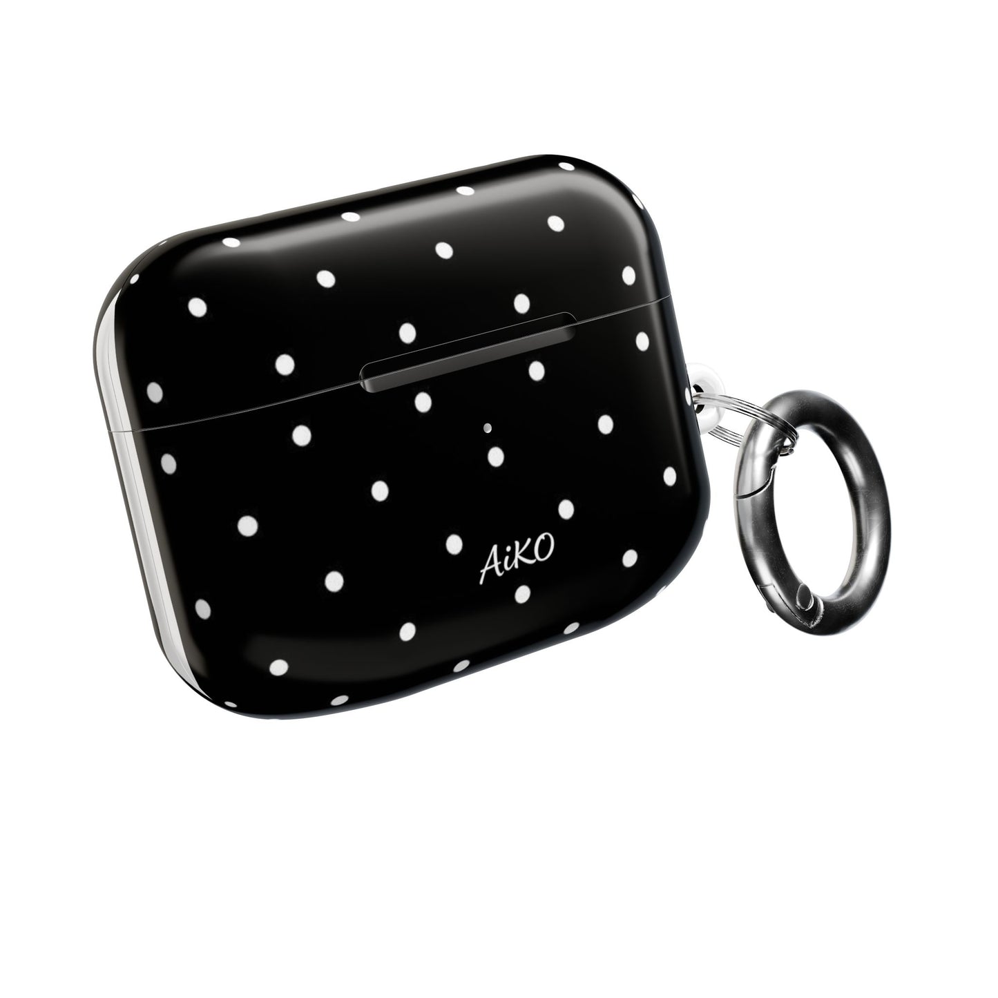 Polka Dot (Black and white) AirPods Cases