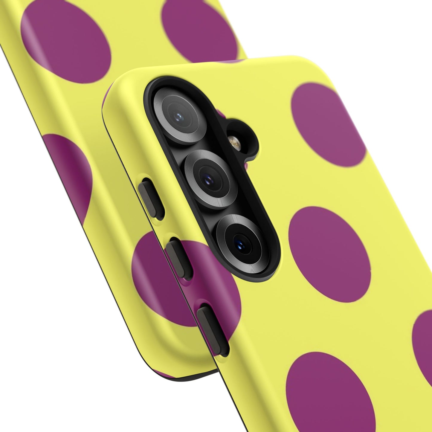 Polka Dots (Yellow & Purple)