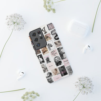Fashion Collage Phone Case — Pink Vogue Magazine Aesthetic Tough Case