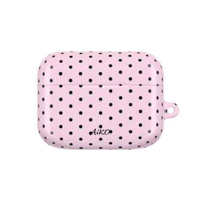 Polka Dot ( Pink and Black) AirPods Cases