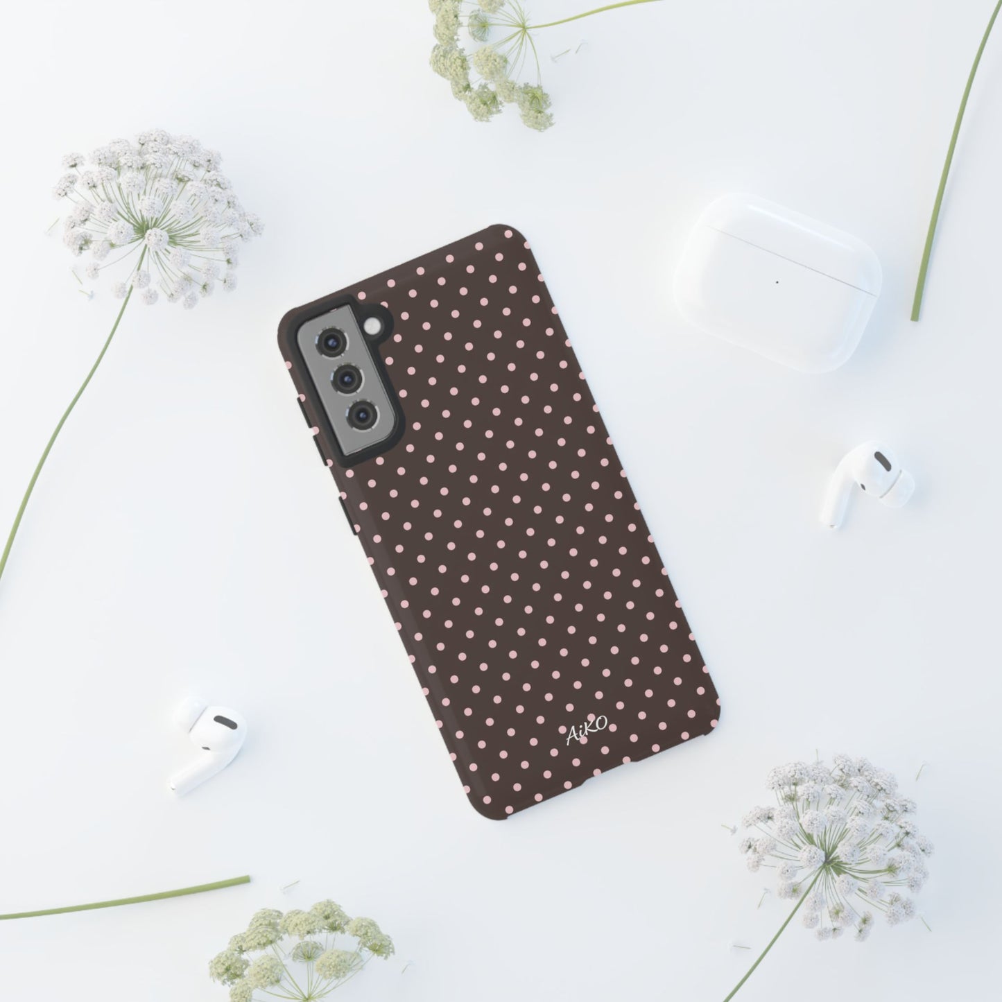 Baby Dots (Brown and Pink)