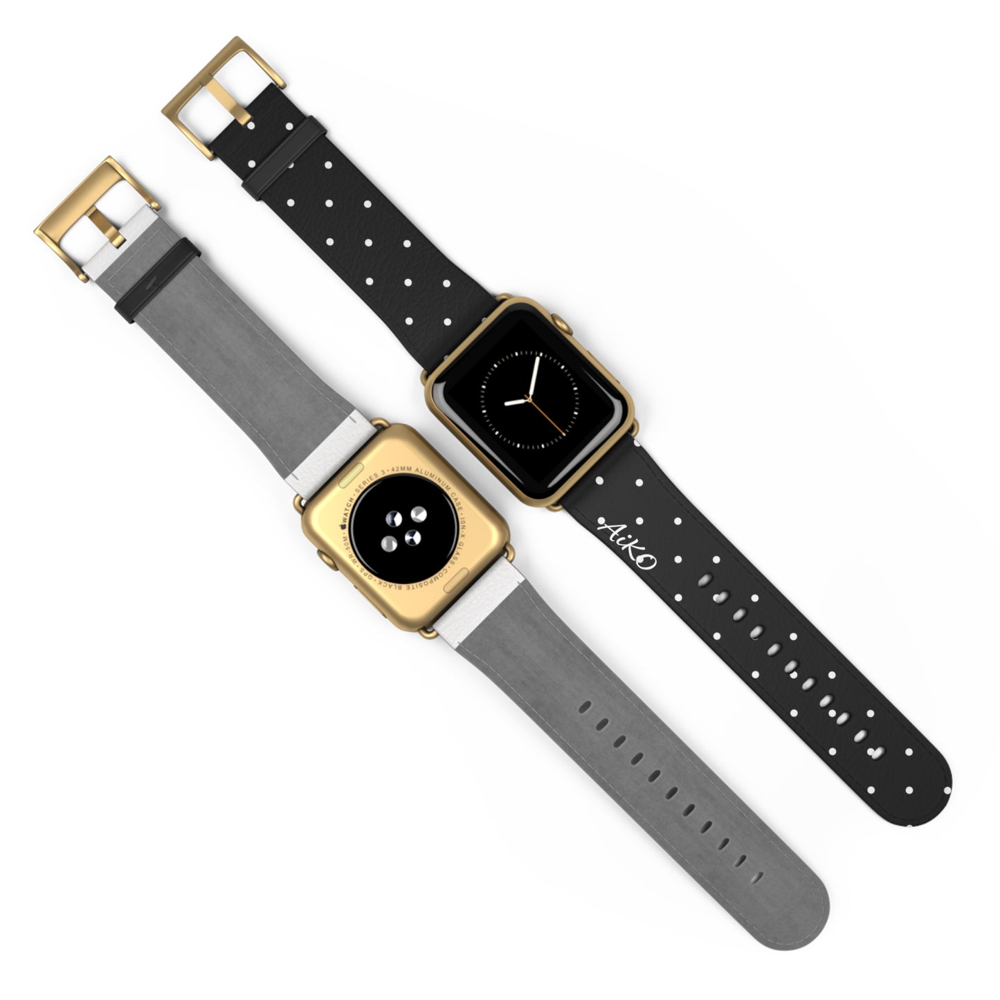 Polka Dot ( Black and White) Apple Watch Band