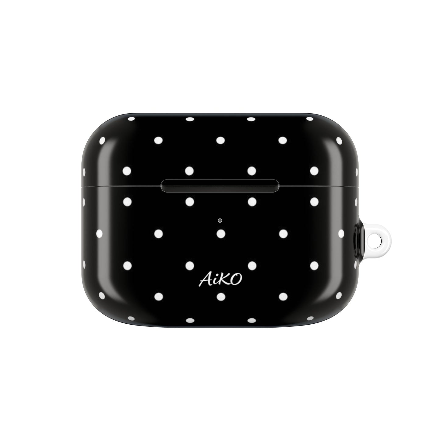 Polka Dot (Black and white) AirPods Cases