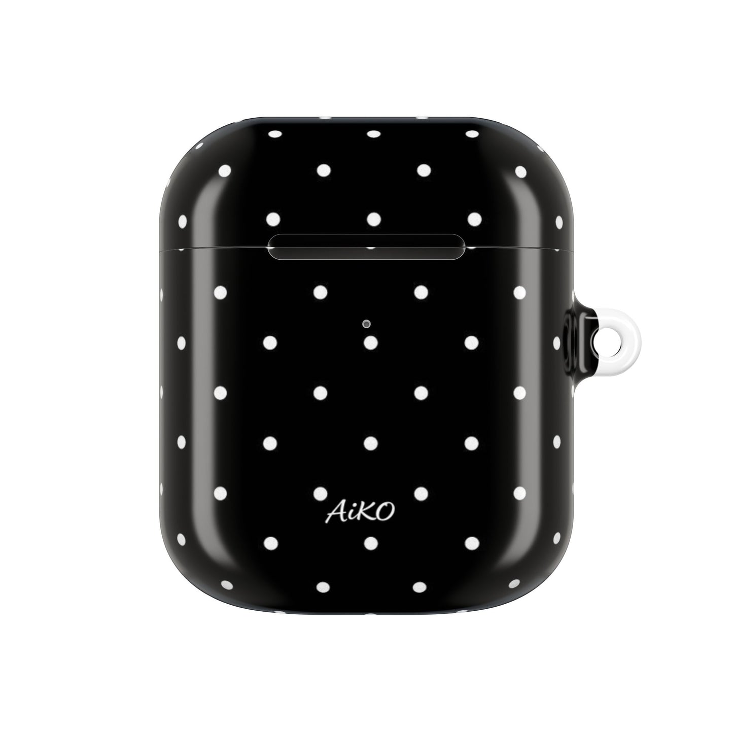 Polka Dot (Black and white) AirPods Cases