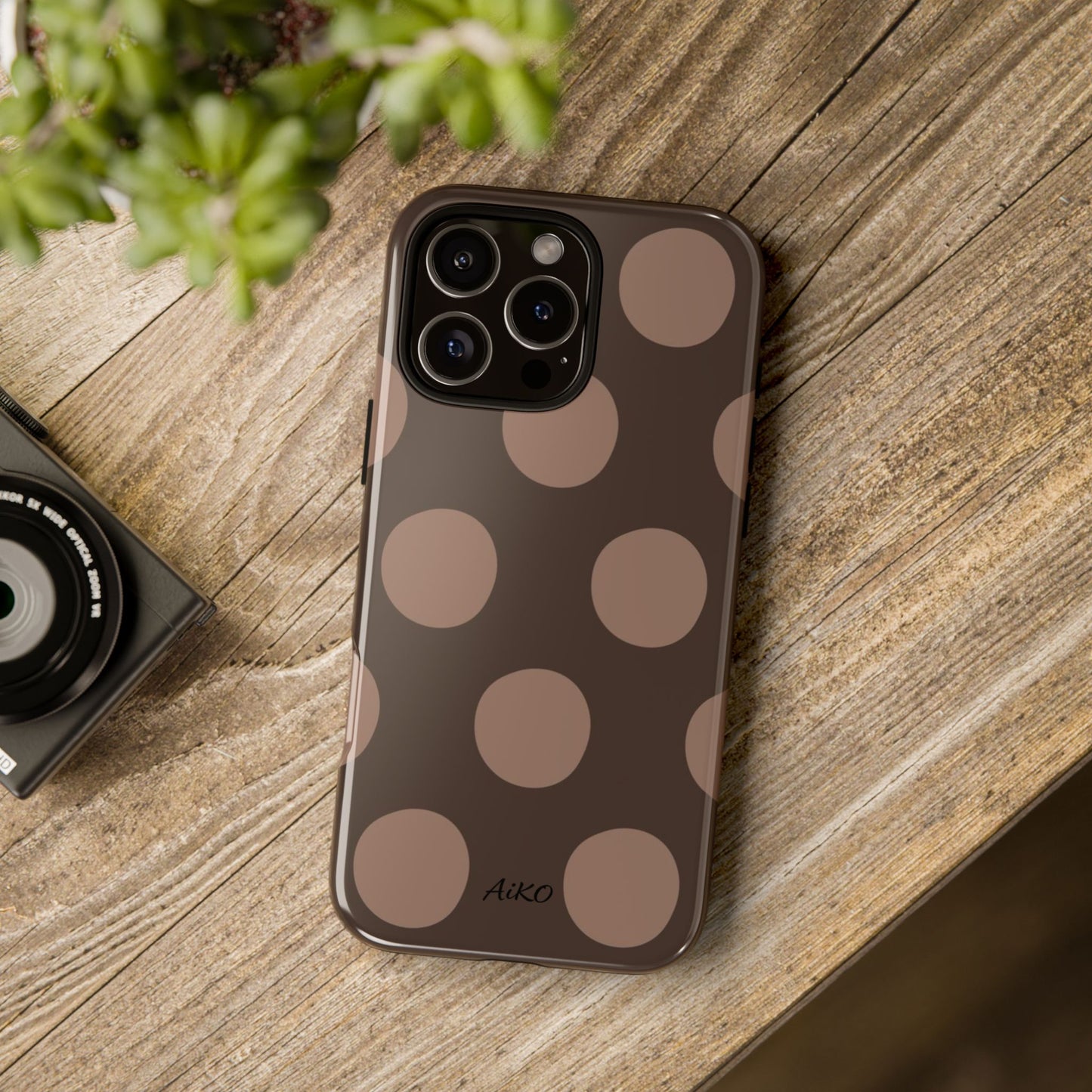 Polka Dots (Brown)