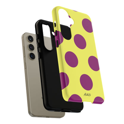 Polka Dots (Yellow & Purple)