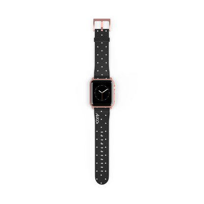 Polka Dot ( Black and White) Apple Watch Band