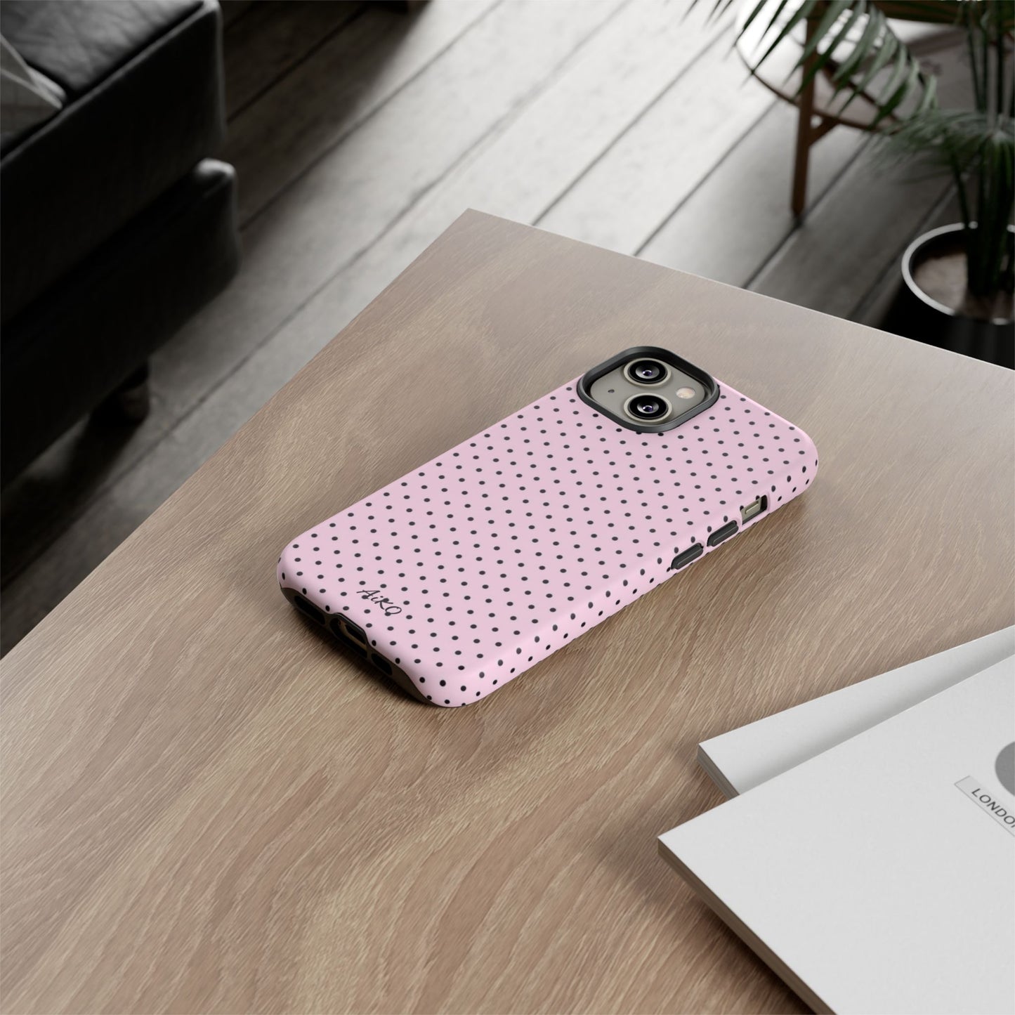 Baby Dots (Black and Pink)