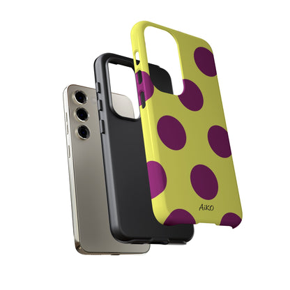 Polka Dots (Yellow & Purple)