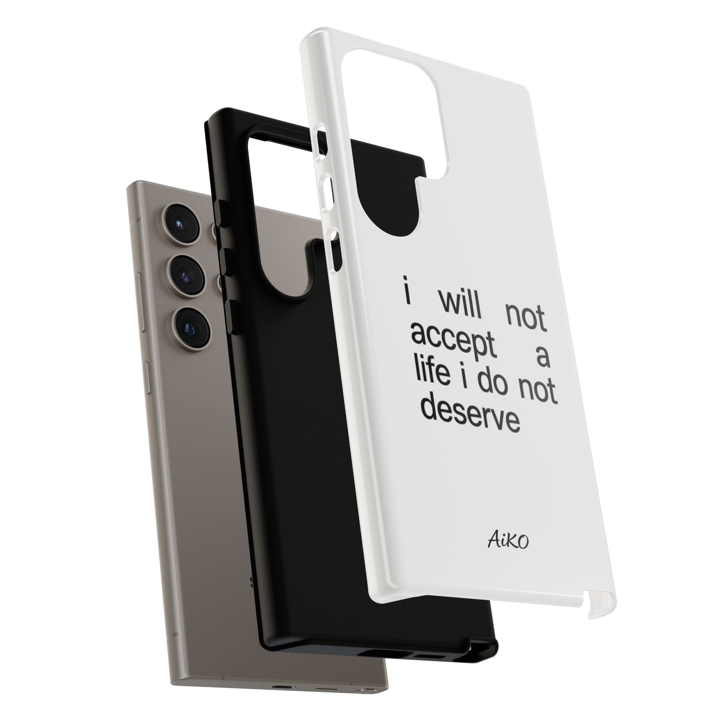 I Will Not Accept A Life I Do Not Deserve