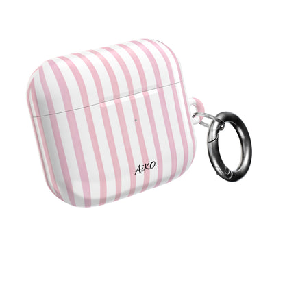 Blush Stripes AirPods Cases