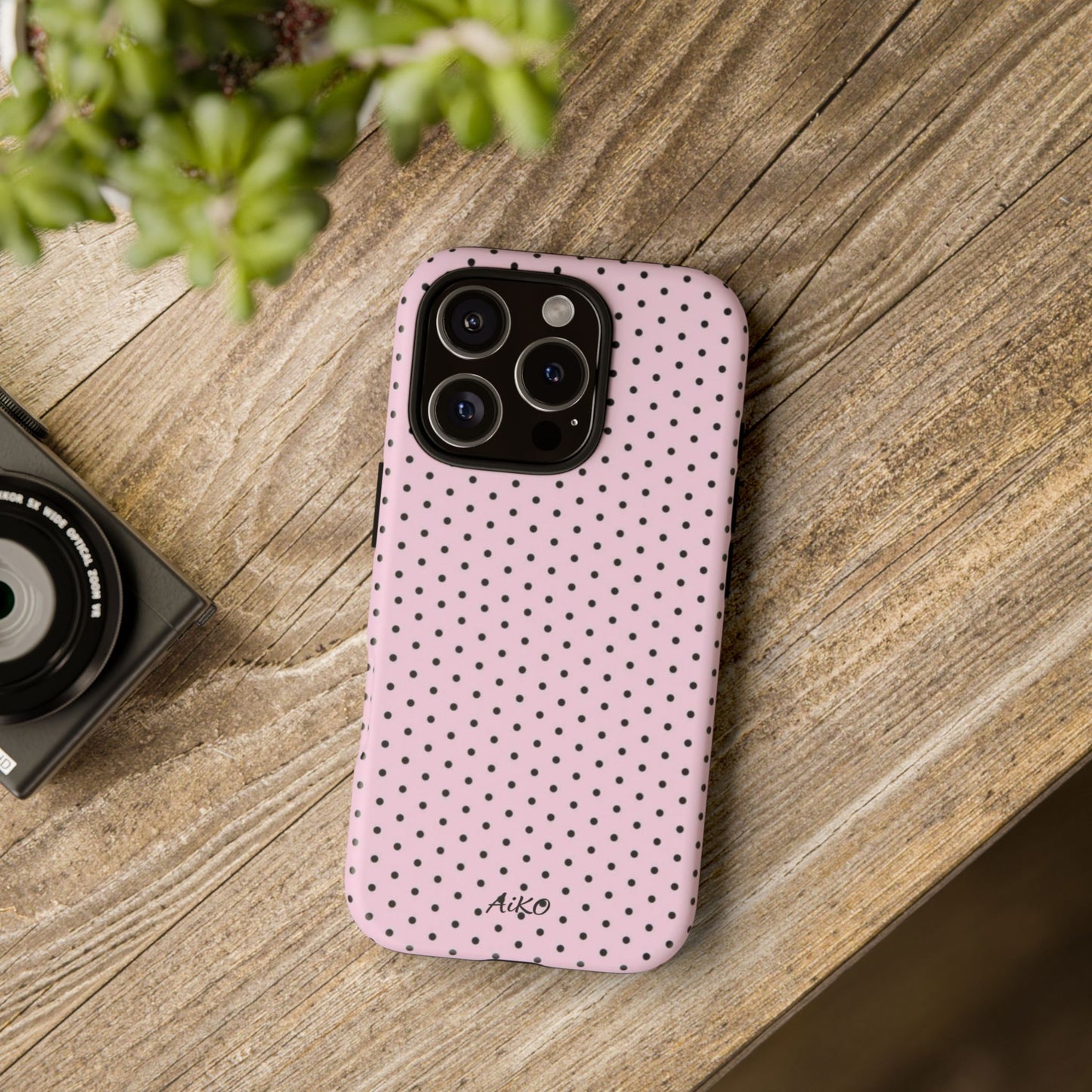 Baby Dots (Black and Pink)