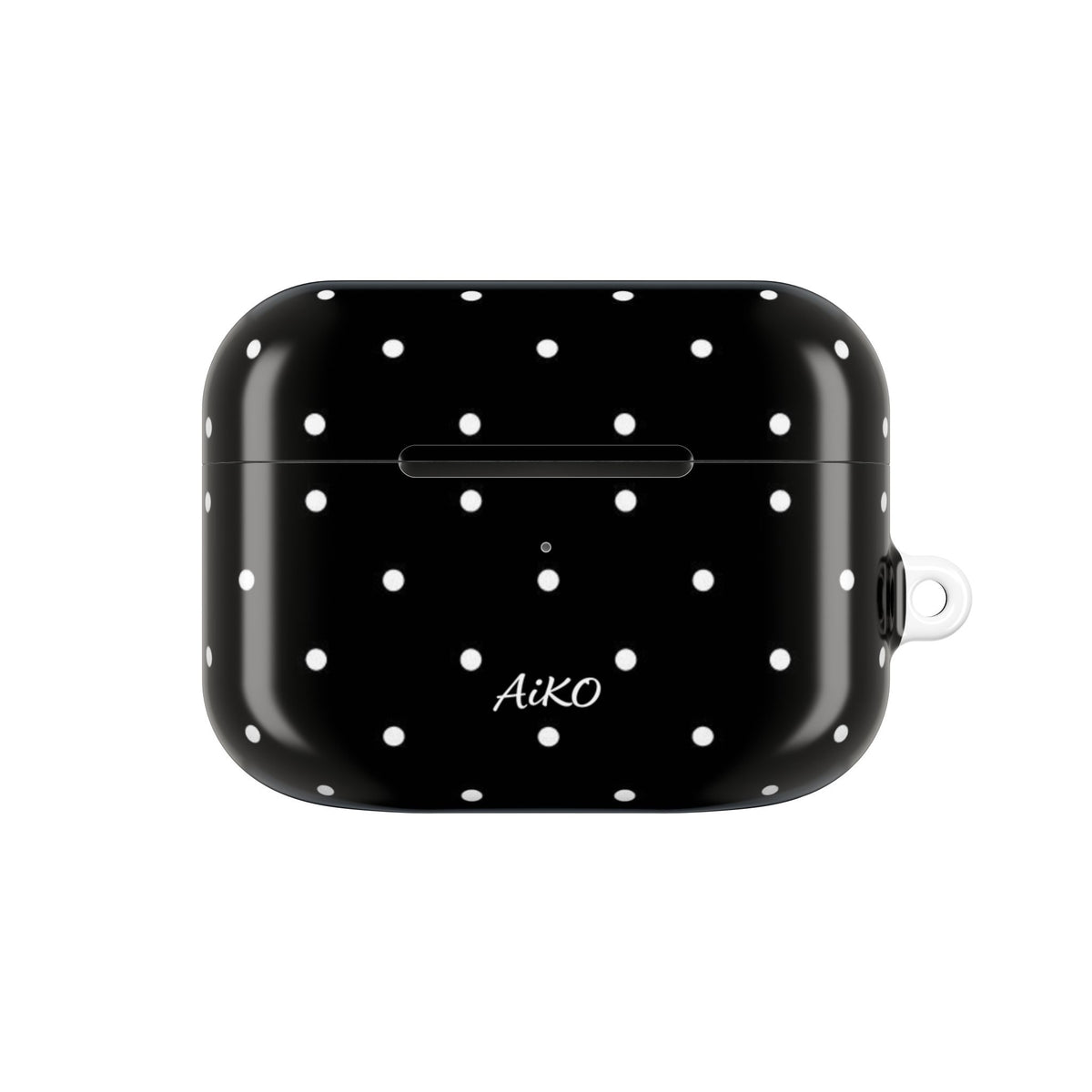 Polka Dot (Black and white) AirPods Cases