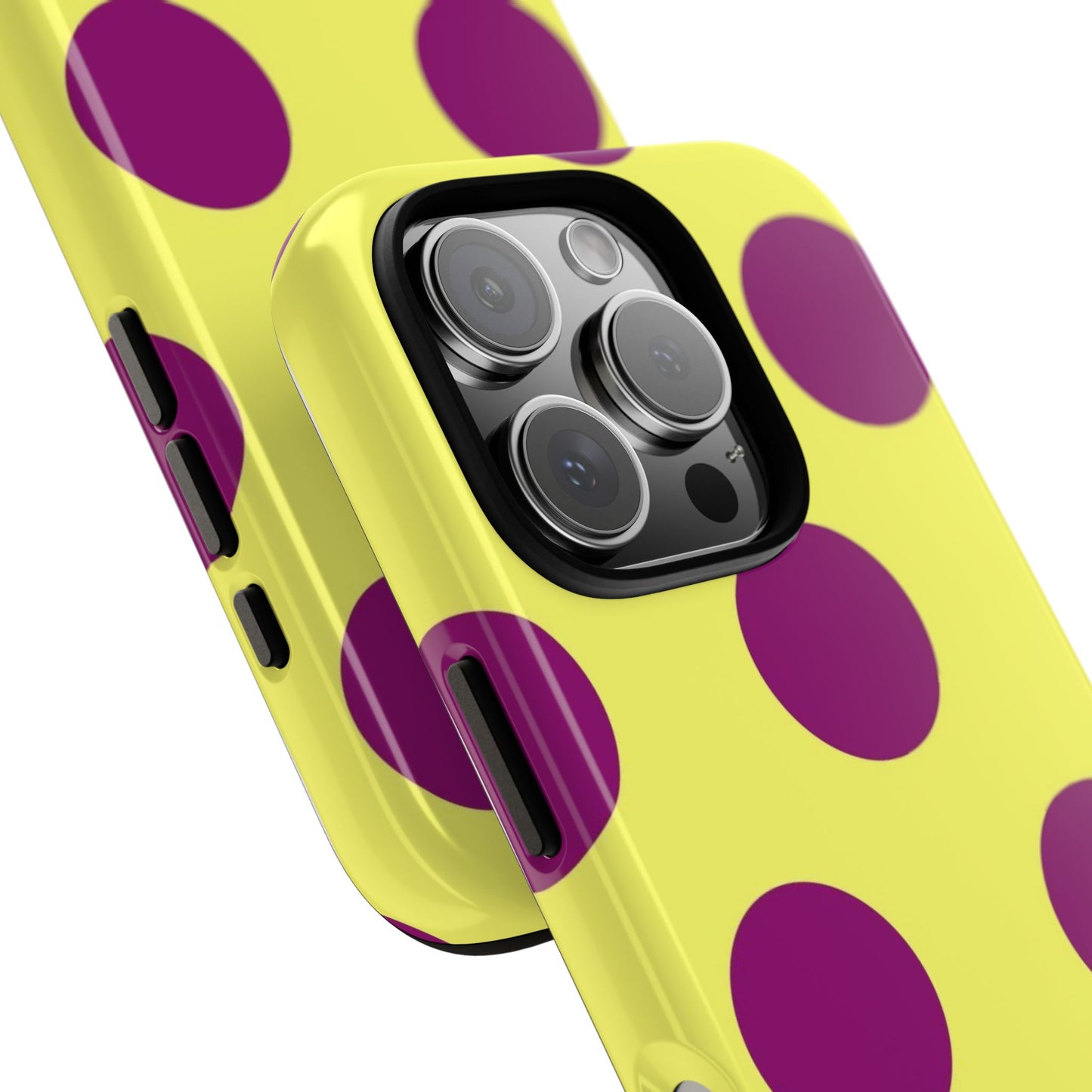 Polka Dots (Yellow & Purple)