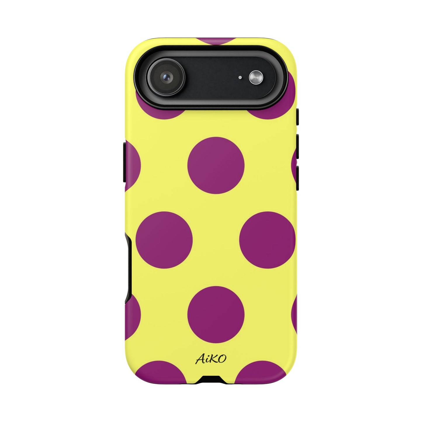 Polka Dots (Yellow & Purple)