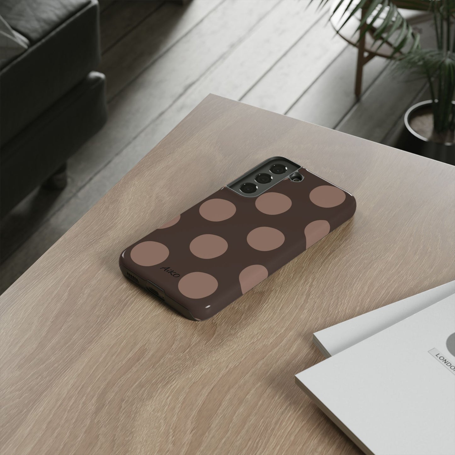 Polka Dots (Brown)