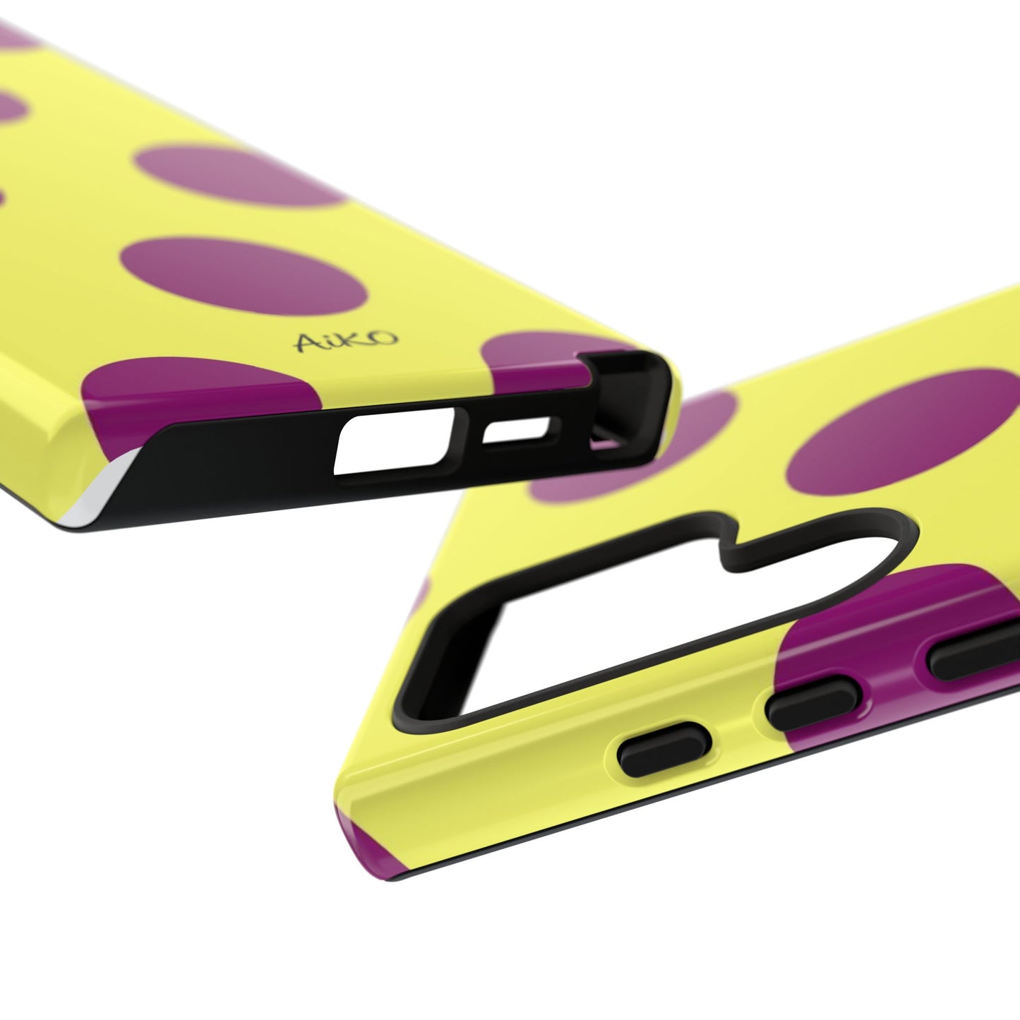 Polka Dots (Yellow & Purple)