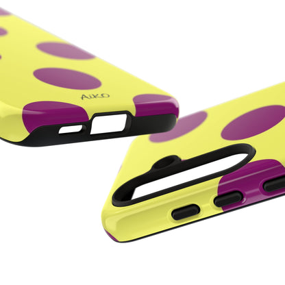 Polka Dots (Yellow & Purple)