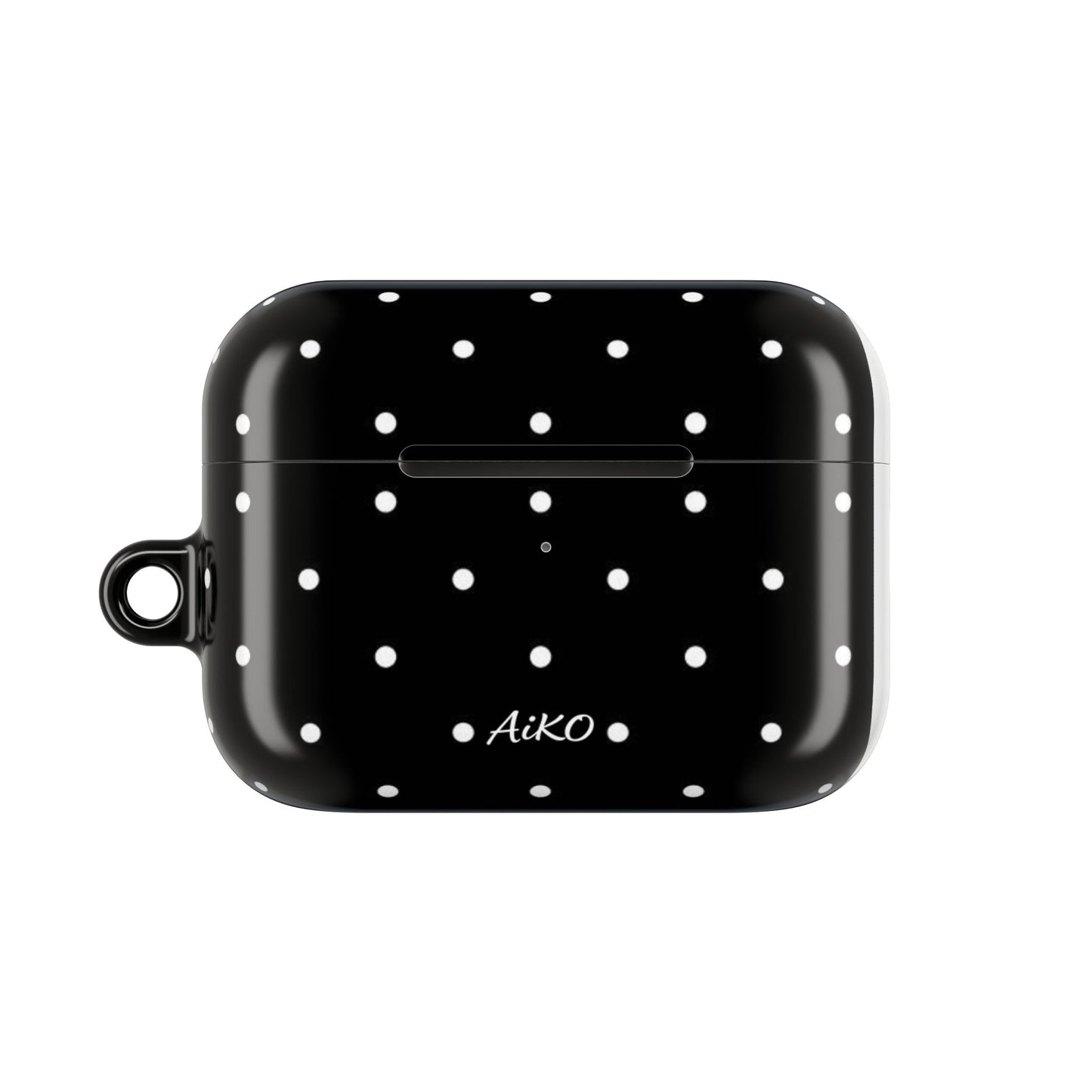 Polka Dot (Black and white) AirPods Cases