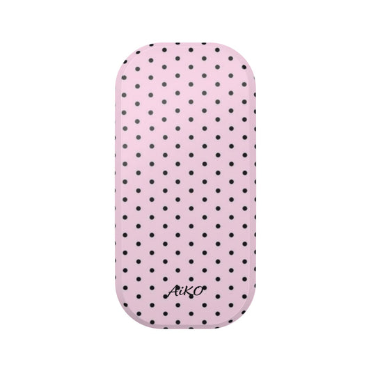 Baby Dots (Black and Pink) Phone Click-On Grip