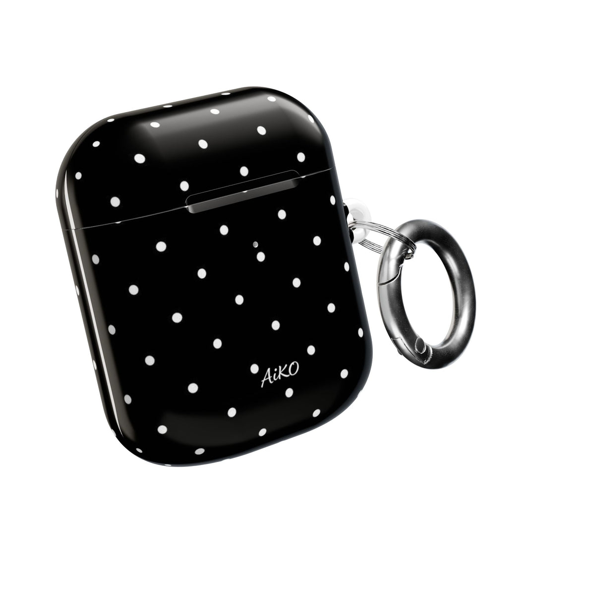 Polka Dot (Black and white) AirPods Cases