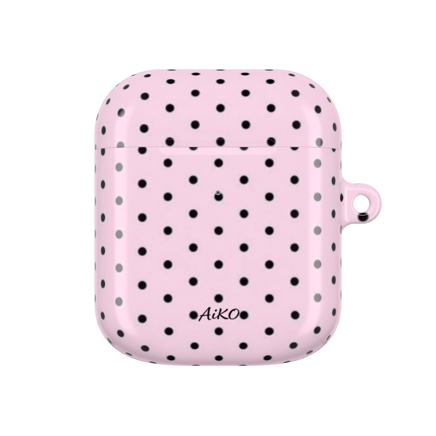 Polka Dot ( Pink and Black) AirPods Cases