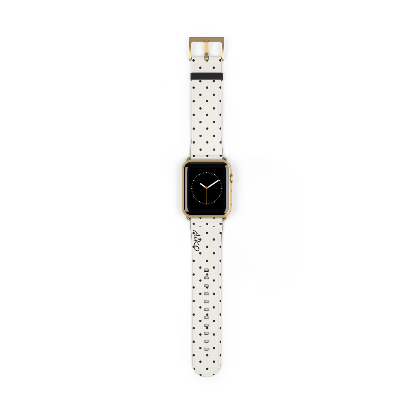 Polka Dot ( White and Black) Apple Watch Band