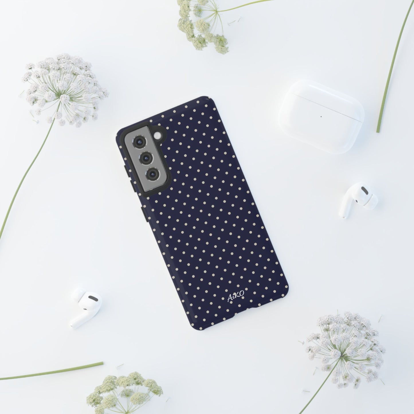 Baby Dots ( Navy and Blue)