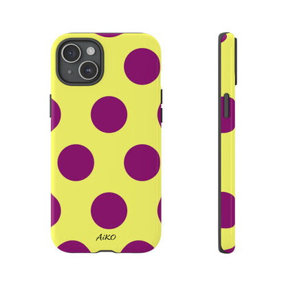 Polka Dots (Yellow & Purple)