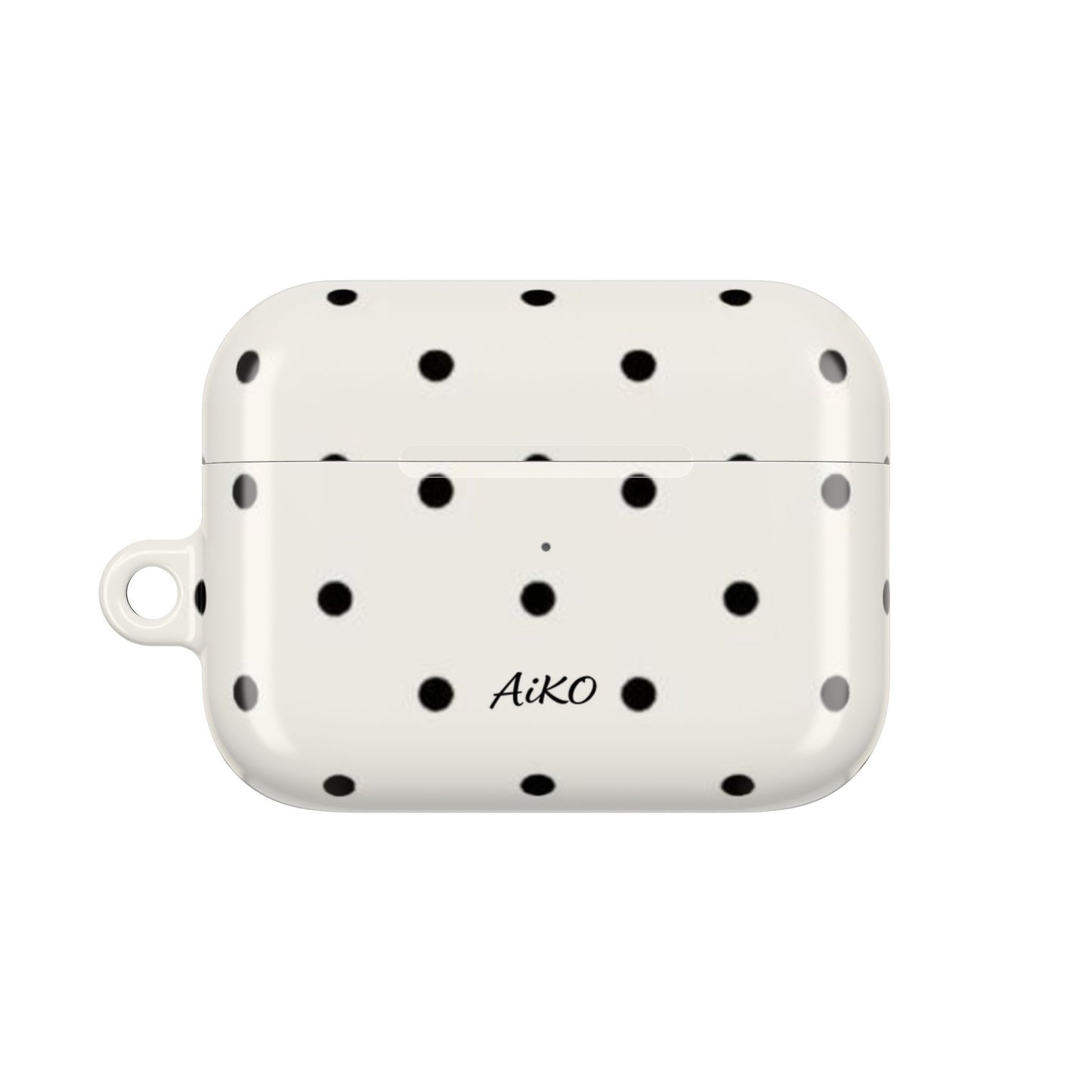 Polka Dot ( White and Black) AirPods Cases