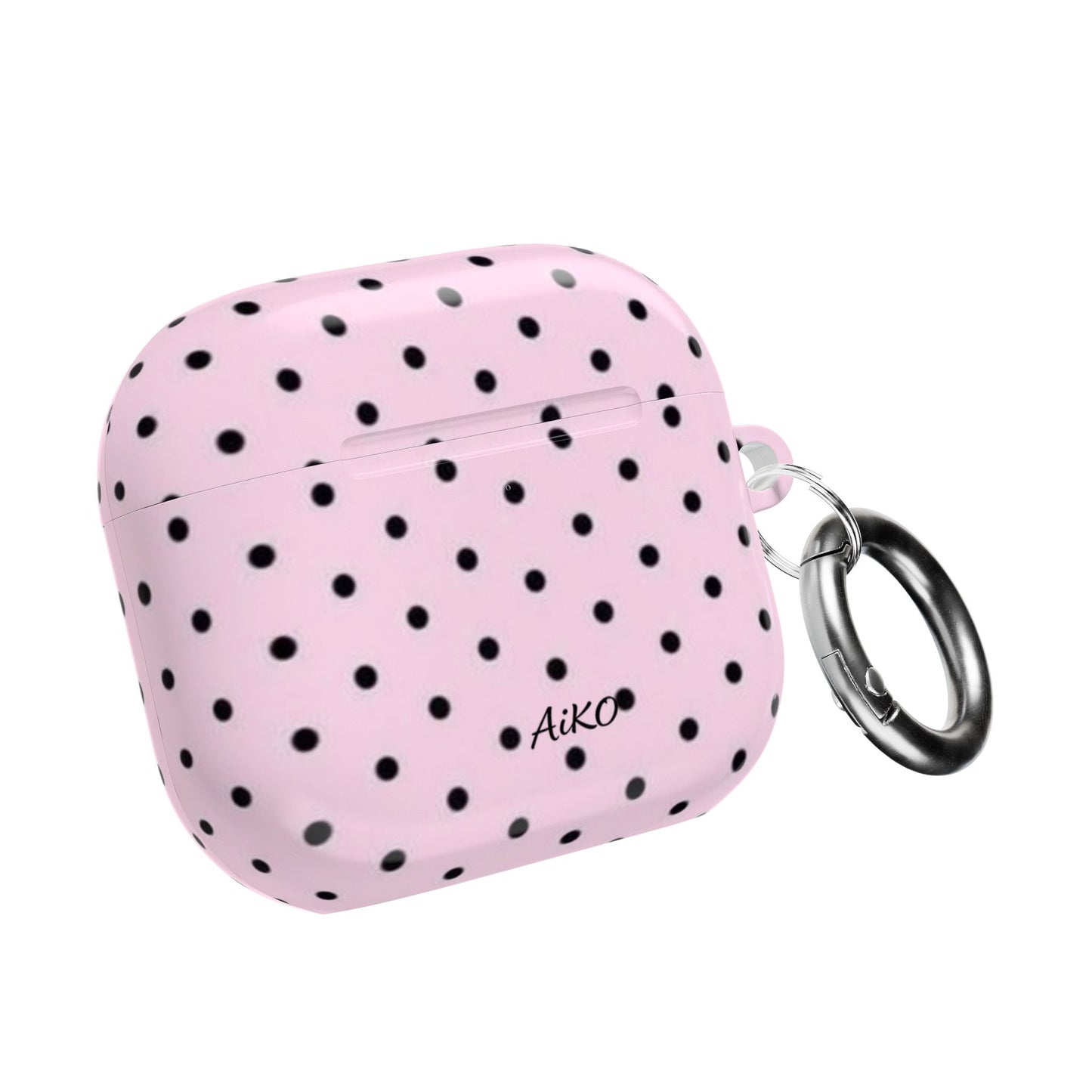 Polka Dot ( Pink and Black) AirPods Cases