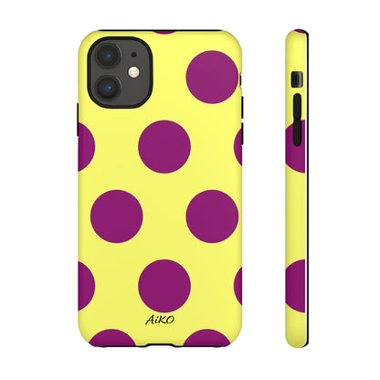 Polka Dots (Yellow & Purple)