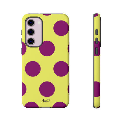 Polka Dots (Yellow & Purple)