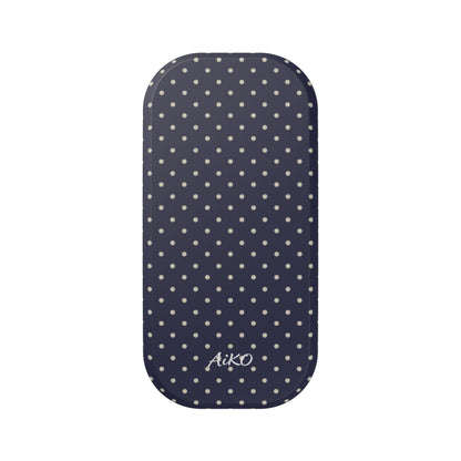 Baby Dots ( Navy and Blue) Phone Click-On Grip