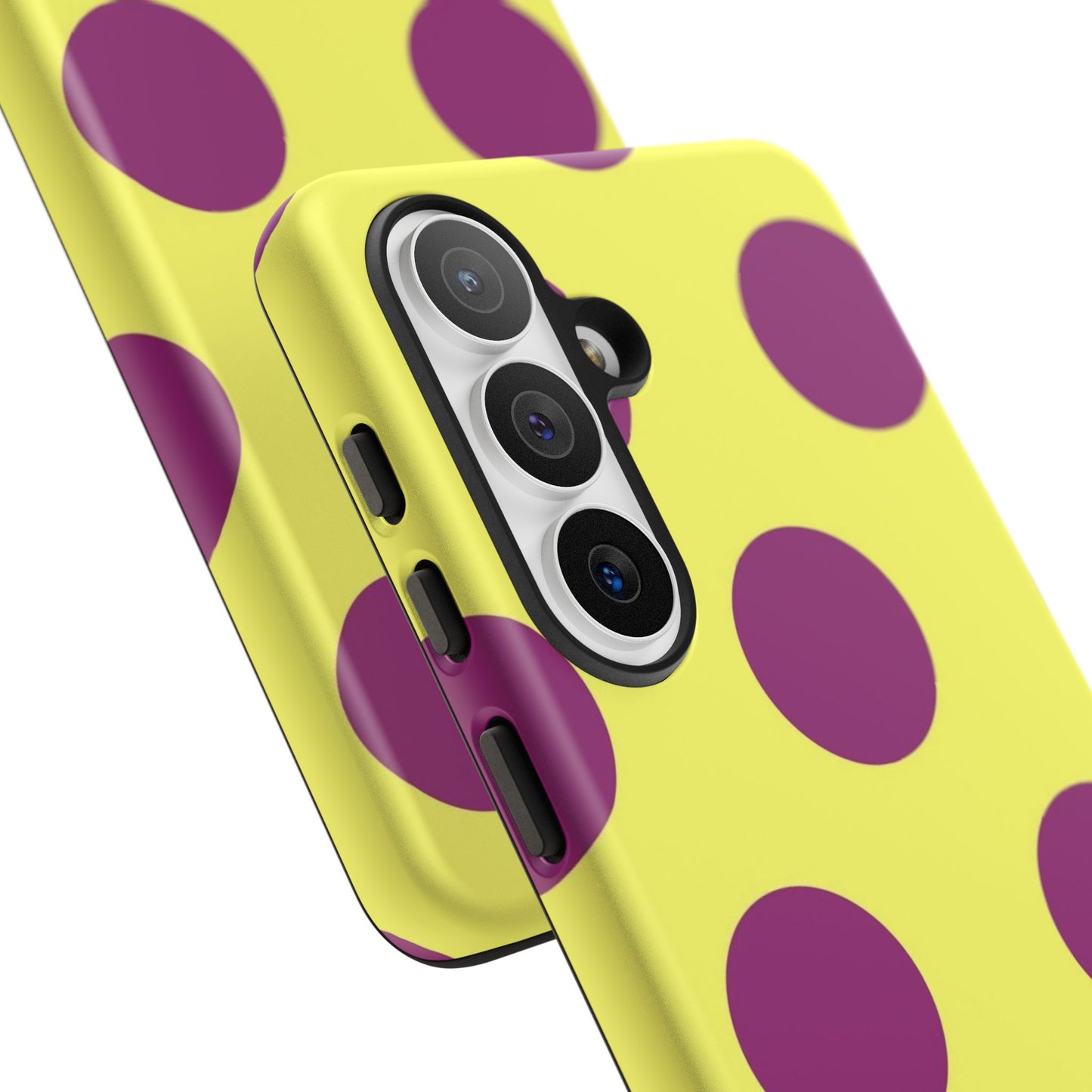 Polka Dots (Yellow & Purple)