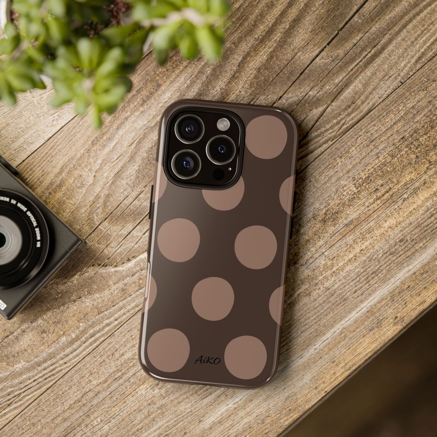 Polka Dots (Brown)