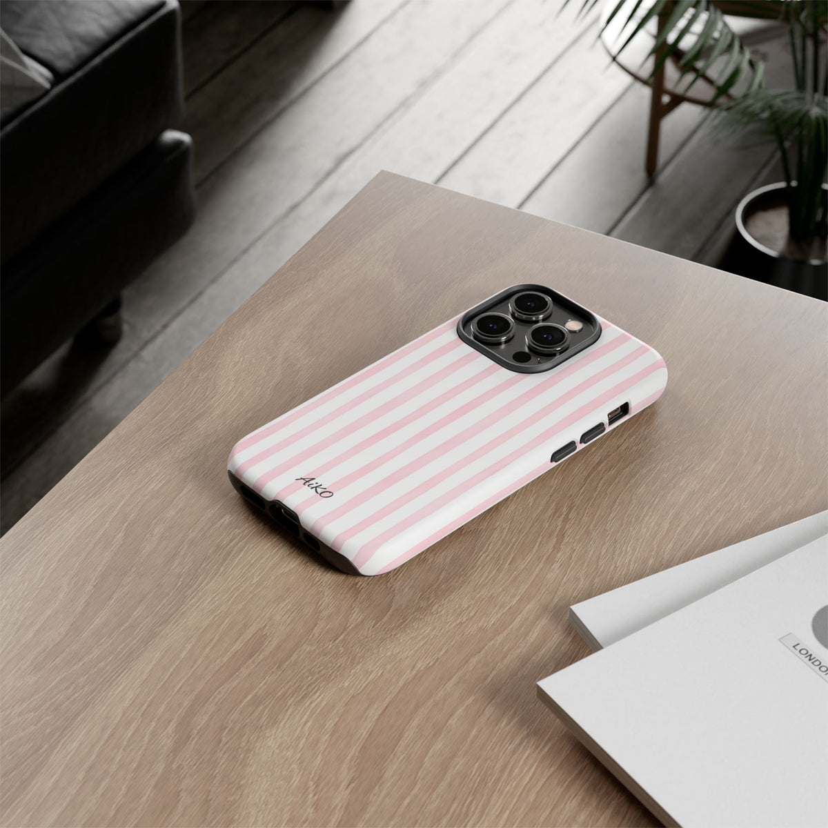 Pink Blush Stripes