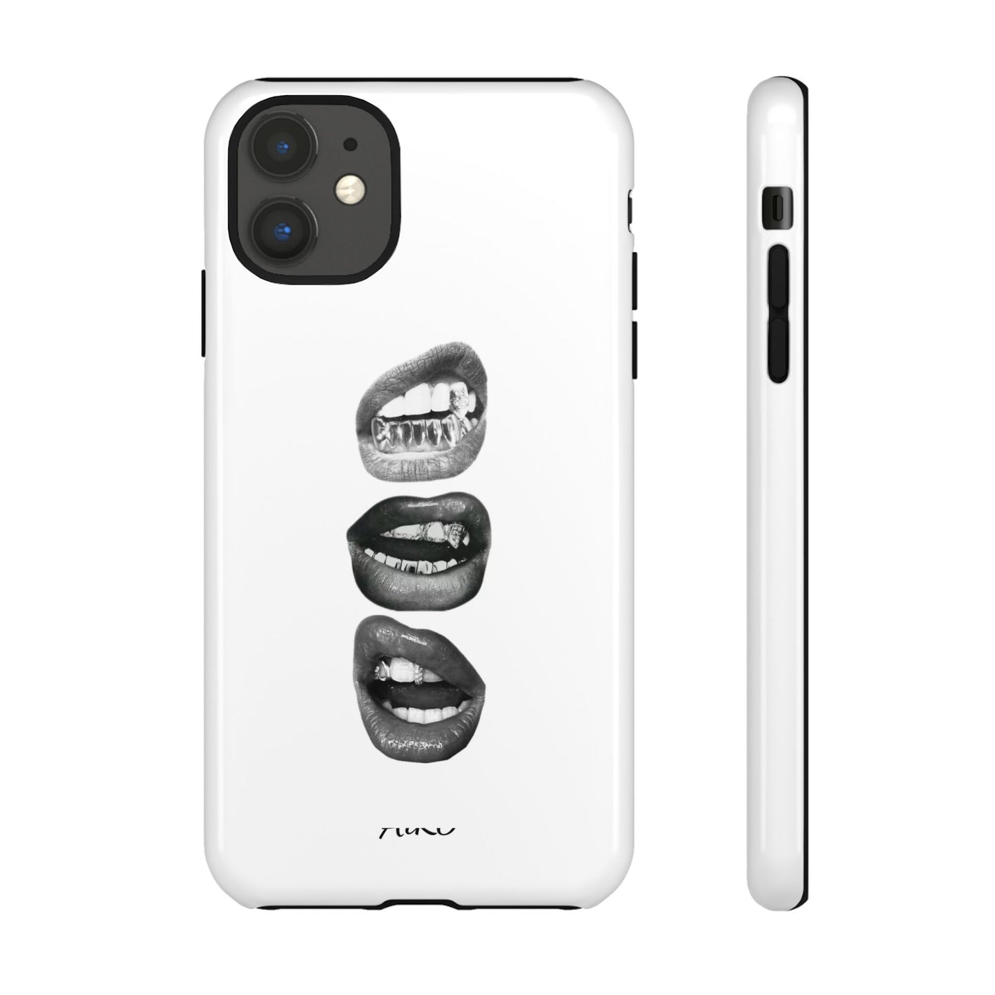 Monochrome Bite Lip Art