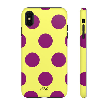 Polka Dots (Yellow & Purple)