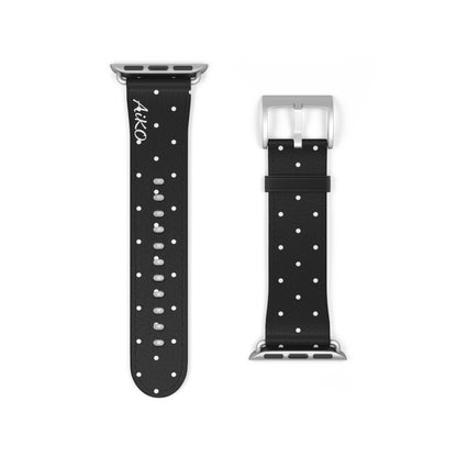 Polka Dot ( Black and White) Apple Watch Band