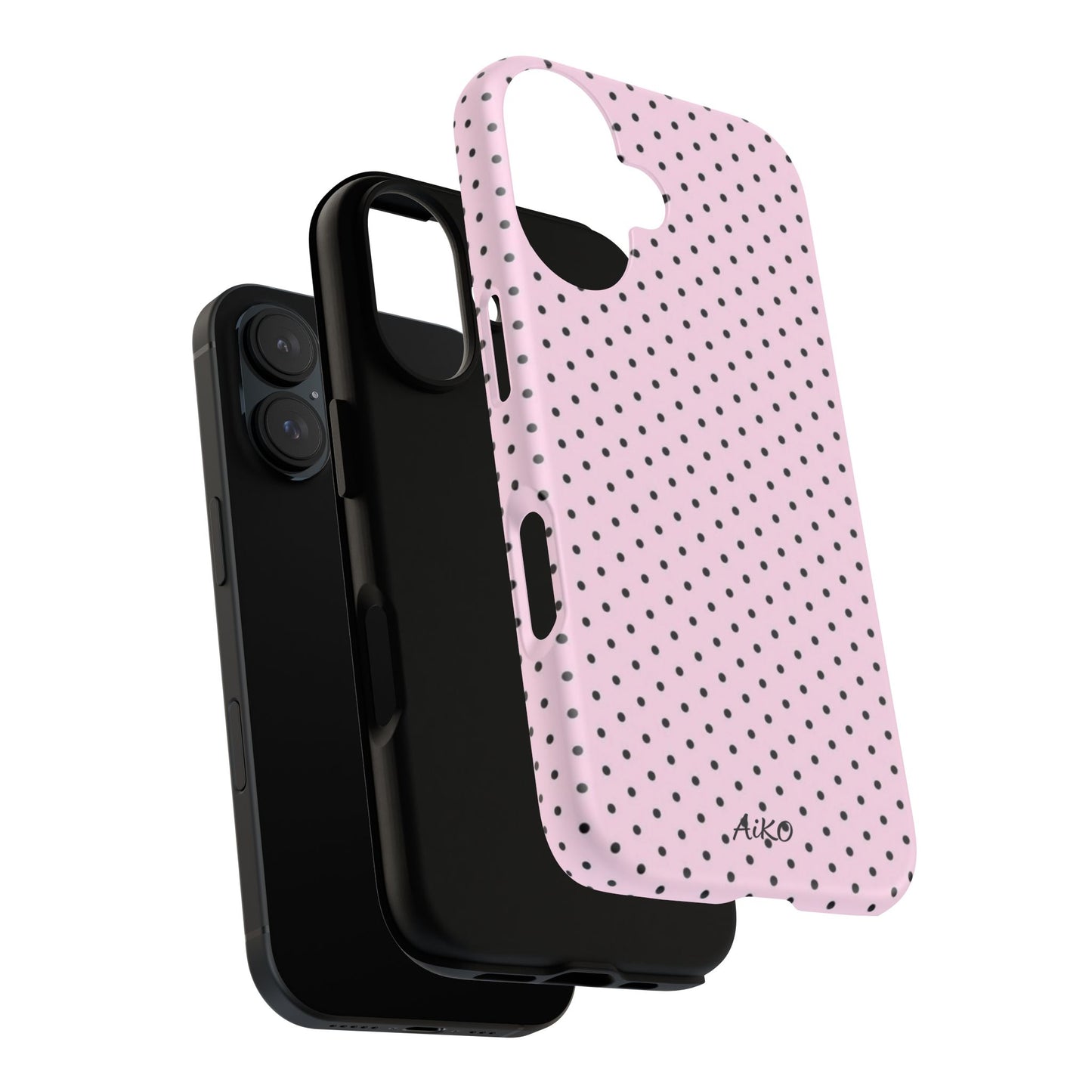 Baby Dots (Black and Pink)