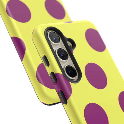 Polka Dots (Yellow & Purple)