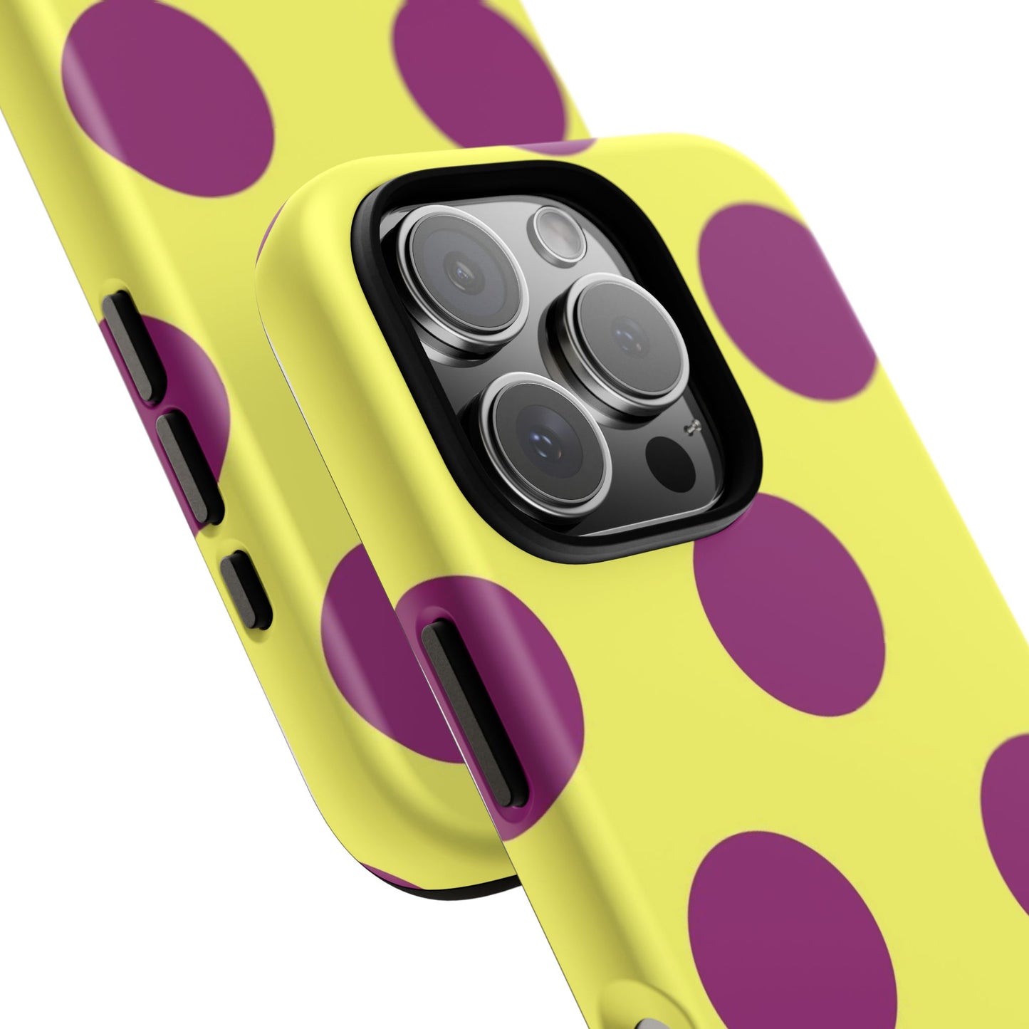 Polka Dots (Yellow & Purple)